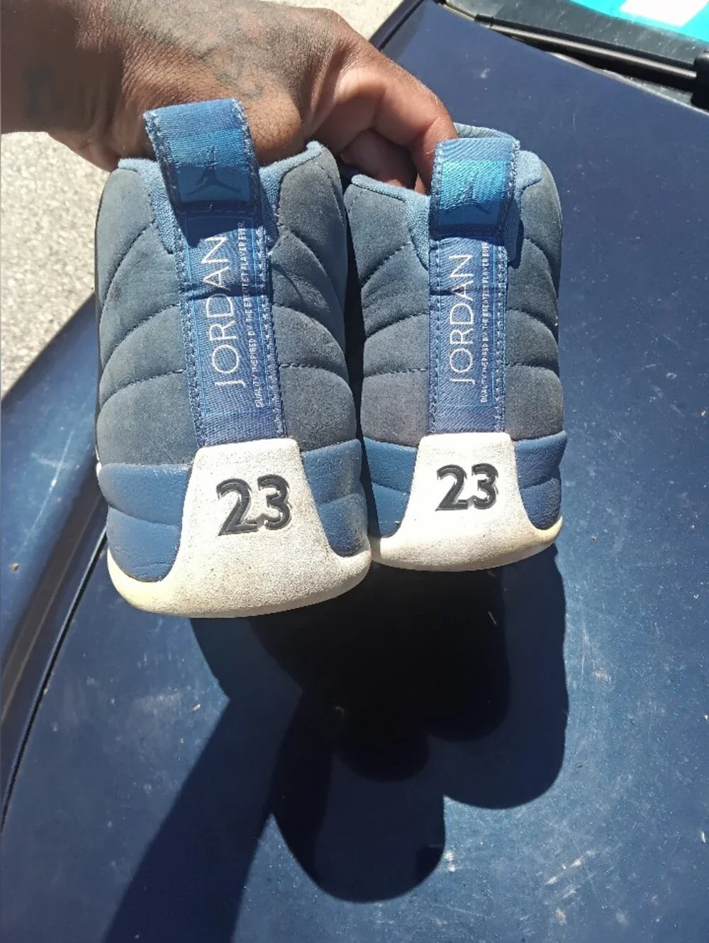 Size 11- Nike 2020 Mens Air Jordan 12 Retro 'Indigo' 130690-404